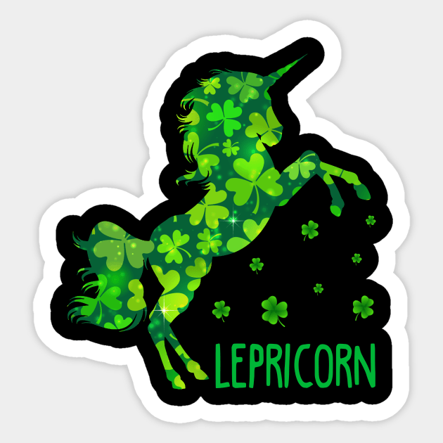 Lepricorn Leprechaun Unicorn Sticker by Dunnhlpp